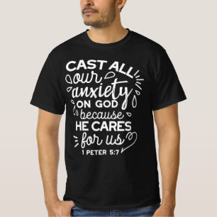 Camiseta Ele Se Importa Com Você – Citação Cristã Encorajad