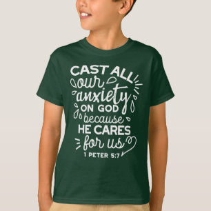 Camiseta Ele Se Importa Com Você – Citação Cristã Encorajad