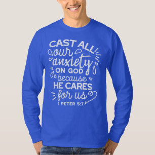 Camiseta Ele Se Importa Com Você – Citação Cristã Encorajad