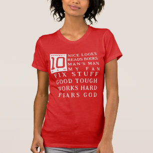 Camiseta Ele tem 10 anos.   O Homem Perfeito