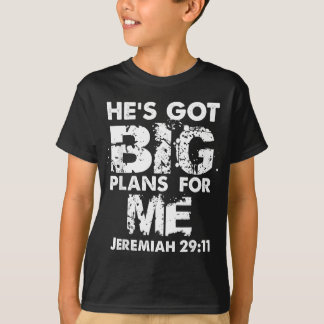 Camiseta Ele tem grandes planos para mim Jeremiah