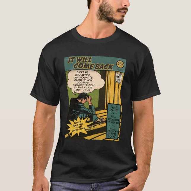 Camiseta Ele Voltará - Hozier Retro Comic Classic (Frente)