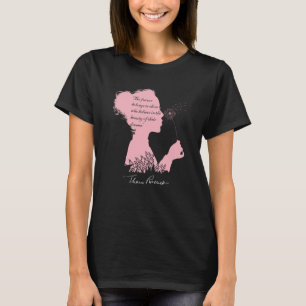 Camiseta Eleanor Roosevelt's Inspirational Cote com um Sig