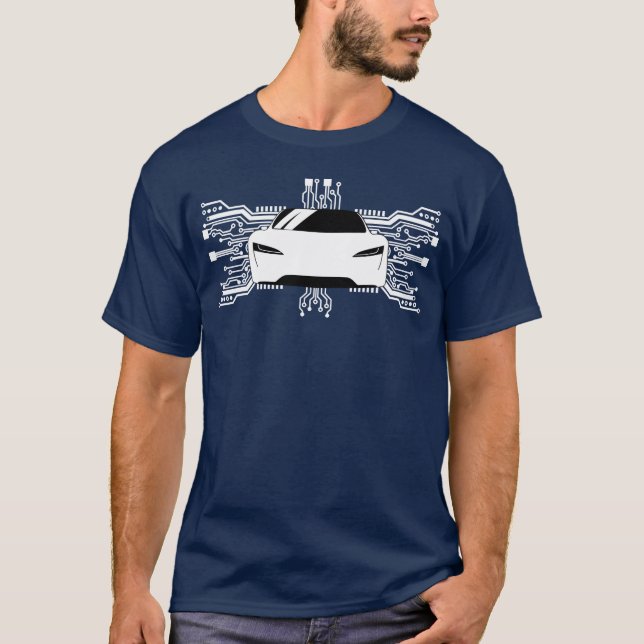 Camiseta Electric Car Drivehe Future Zero Emissions Owner f (Frente)