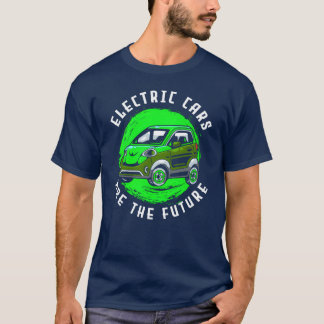 Camiseta Electric Car Quiet Environment Climate Protection 