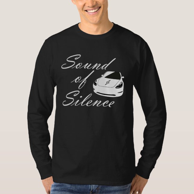Camiseta Electric car  sound of silence energy turn (Frente)