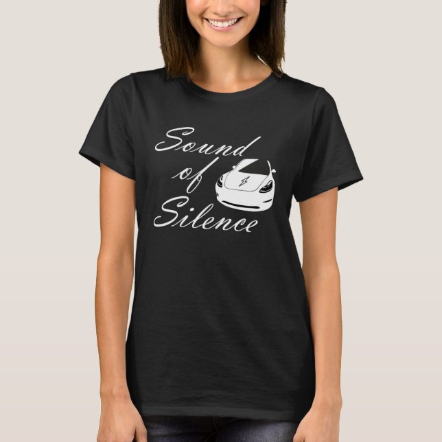 Camiseta Electric car  sound of silence energy turn (Frente)