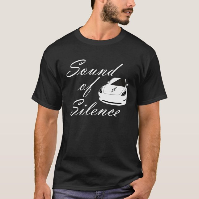 Camiseta Electric car  sound of silence energy turn (Frente)