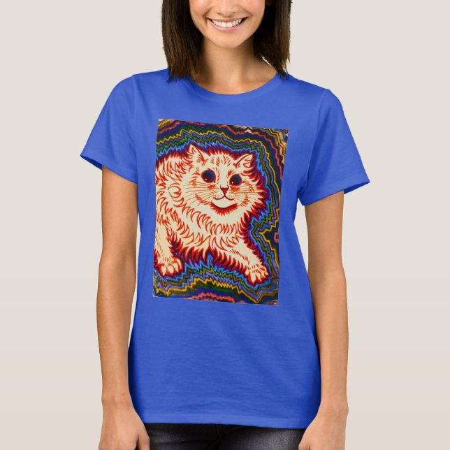 Camiseta Electric Cat, Louis Wain (Frente)