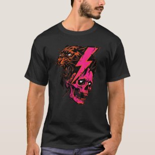 Camiseta Electric Fury – Estampa Crânio de Pantera