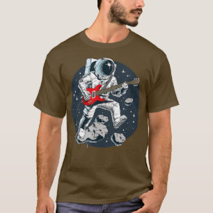 Camiseta Electric Guitar Player Guitarist Rock Spaceman Ast