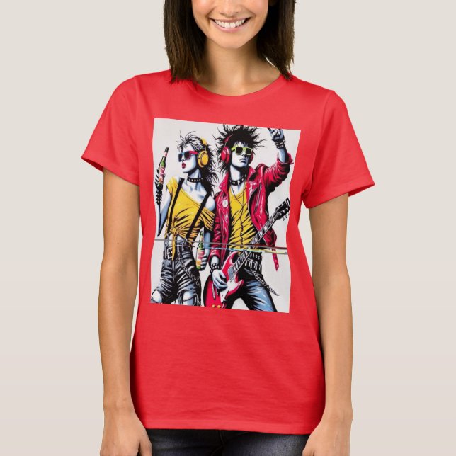 Camiseta Electric Music Rebels  (Frente)