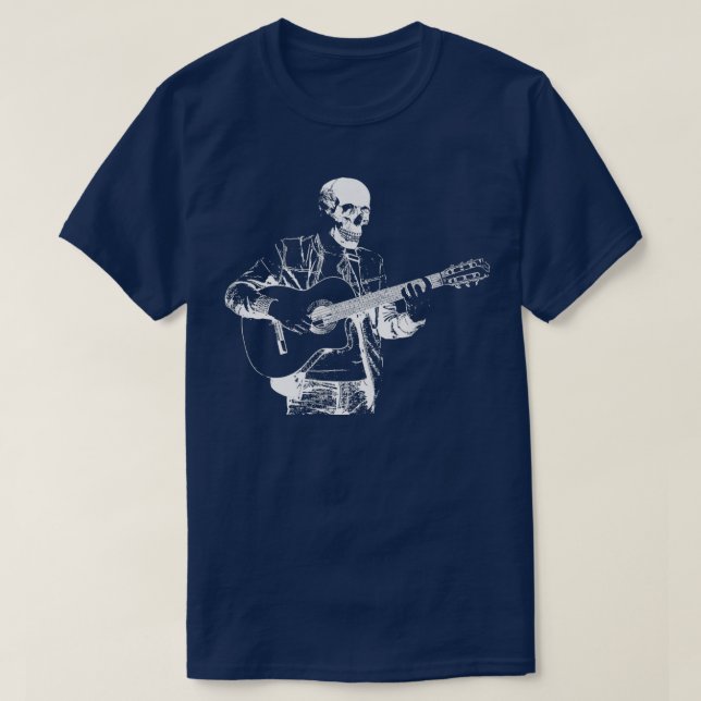 Camiseta Electric Musician EGuitar Rock GuitaristGuitar Ske (Frente do Design)