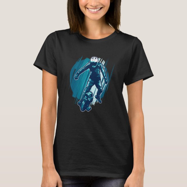 Camiseta Electric Unicycle Skater (Frente)