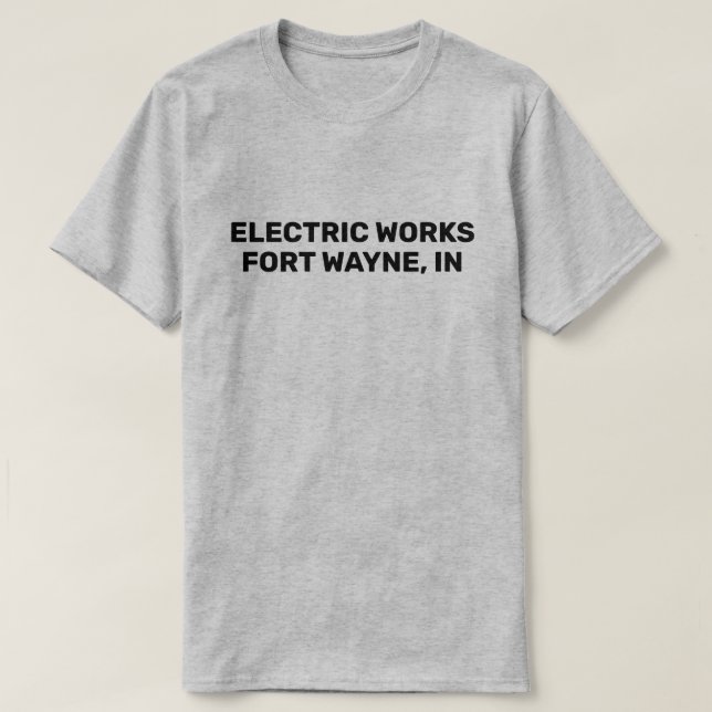 Camiseta Electric Works™ (Frente do Design)