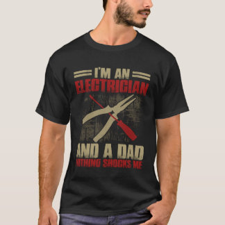 Camiseta Electrician Dad Electrician Father
