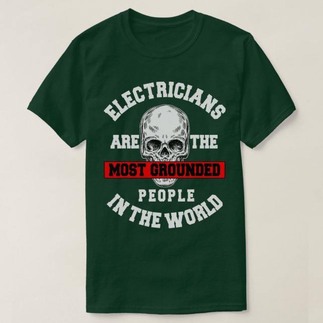 Camiseta Electrician Electrical Repairman Electronics Techn (Frente do Design)