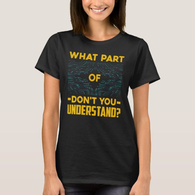 Camiseta Electrician What Part Of Don't You Understand (Frente)