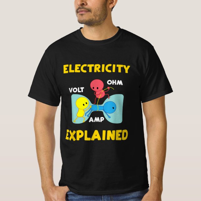 Camiseta Electricity Explained (Frente)