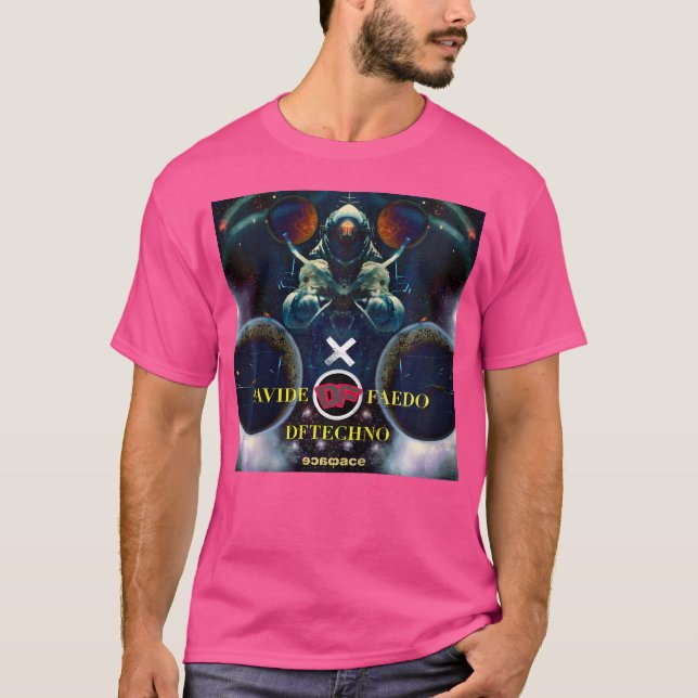 Camiseta Electro-Dftechno X Espaço X Beisebol (Frente)