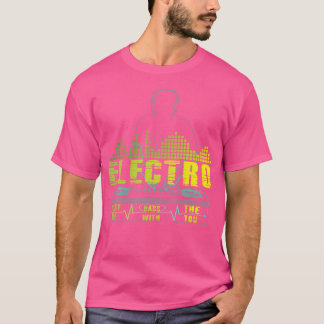 Camiseta Electronic Music Quote Techno Rave Electric Festiv