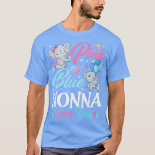 Camiseta Elefante Azul Cor-De-Rosa Não Te Ama A Gravidez Re