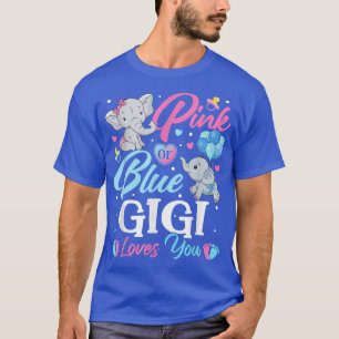 Camiseta Elefante Azul Gigi Adora Sua Revelação De Gravidez