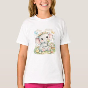 Camiseta Elefante Bebê