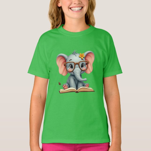 Camiseta Elefante Bebê Sábio (Frente)