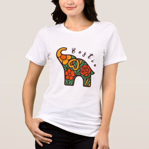 Camiseta Elefante Bestie, Presentes de Amizade, Ir