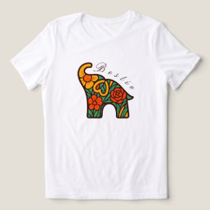 Camiseta Elefante Bestie, Presentes de Amizade, Ir