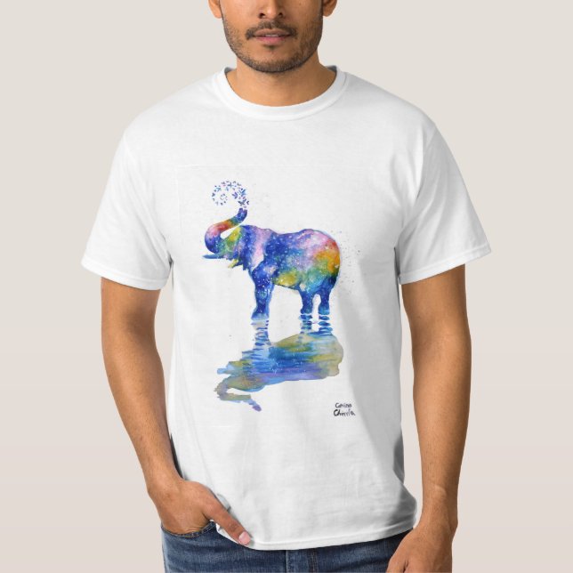 Camiseta Elefante bonito (Frente)