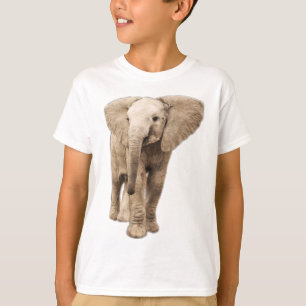Camiseta Elefante bonito do bebê