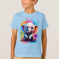 Elefante Bonito - Elefante Bebê Colorido - Elefant