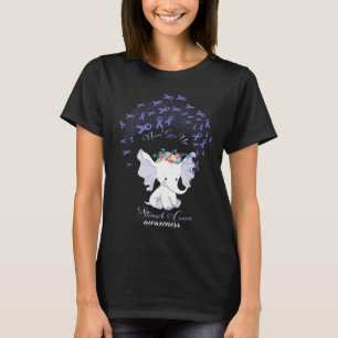 Camiseta Elefante Branco Nunca Desiste do Cancer de estôma