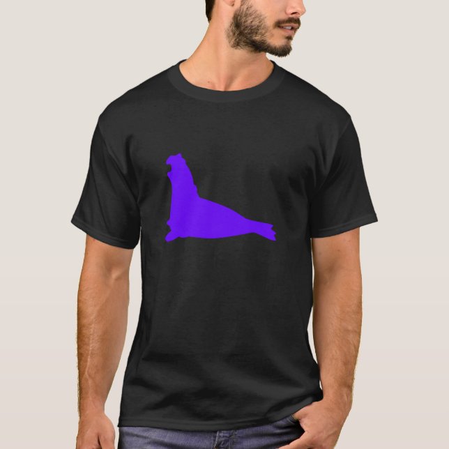 Camiseta Elefante, Camisa Elétrica, Roxo (Frente)