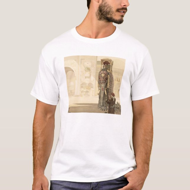 Camiseta Elefante cerimonial, "do livro da selva" por Rud (Frente)