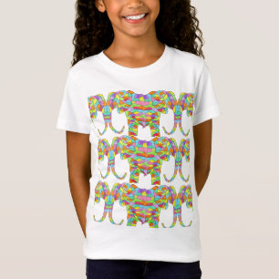Camiseta Elefante Colorido