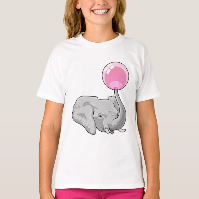 Camiseta Elefante com balão (Frente)
