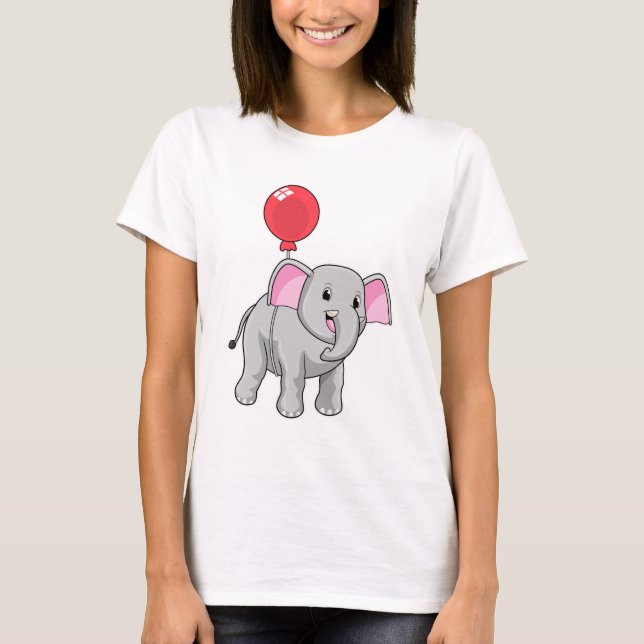 Camiseta Elefante com balão (Frente)