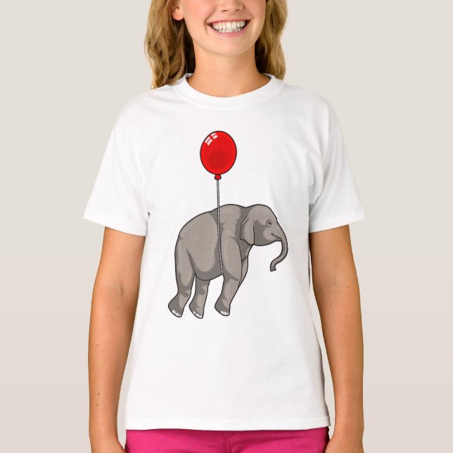 Camiseta Elefante com balão (Frente)