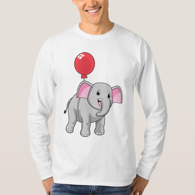 Camiseta Elefante com balão (Frente)