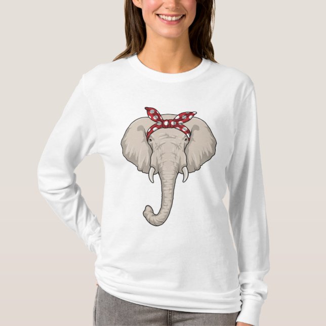 Camiseta Elefante com Bandana (Frente)