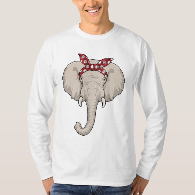 Camiseta Elefante com Bandana (Frente)
