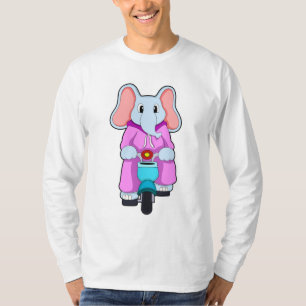Camiseta Elefante com Bicicleta