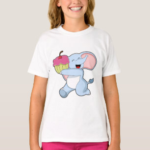 Camiseta Elefante com Bolo