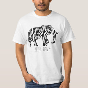Camiseta Elefante com listras da zebra + suas ideias