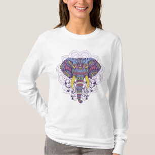Camiseta Elefante com Mandala