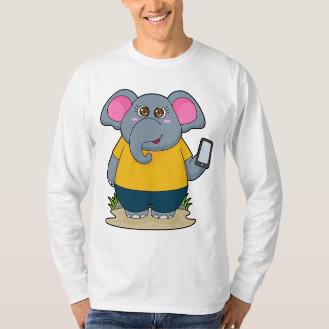 Camiseta Elefante com móvel (Frente)