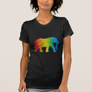 Camiseta Elefante com Pixels